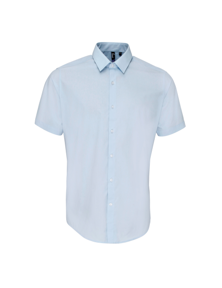 PRE-PR209-Chemise à manches courtes en popeline Supreme Homme 2